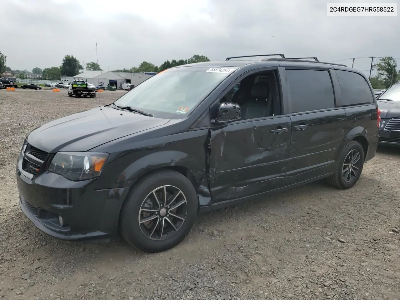 2017 Dodge Grand Caravan Gt VIN: 2C4RDGEG7HR558522 Lot: 63824364