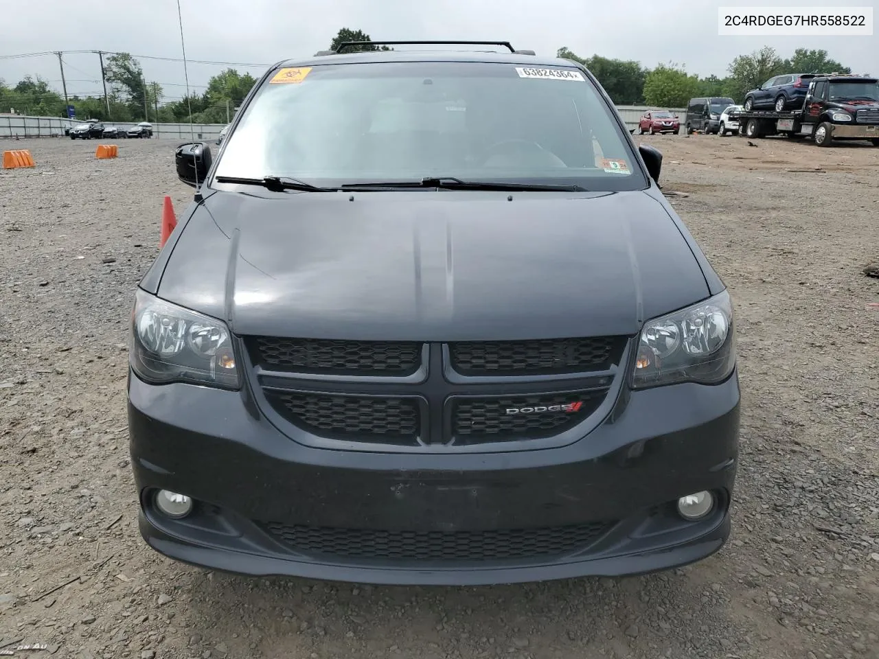 2017 Dodge Grand Caravan Gt VIN: 2C4RDGEG7HR558522 Lot: 63824364