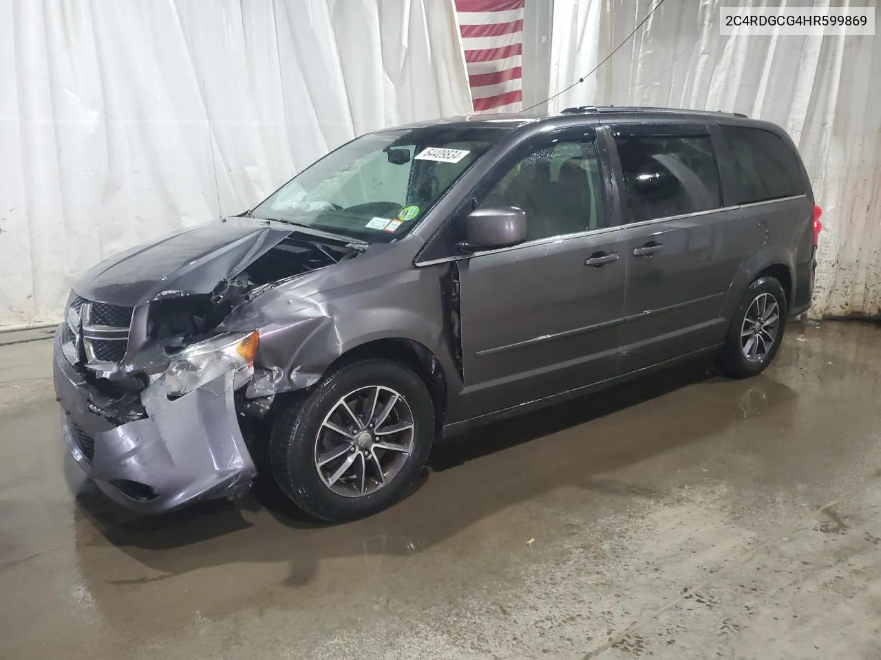 2C4RDGCG4HR599869 2017 Dodge Grand Caravan Sxt