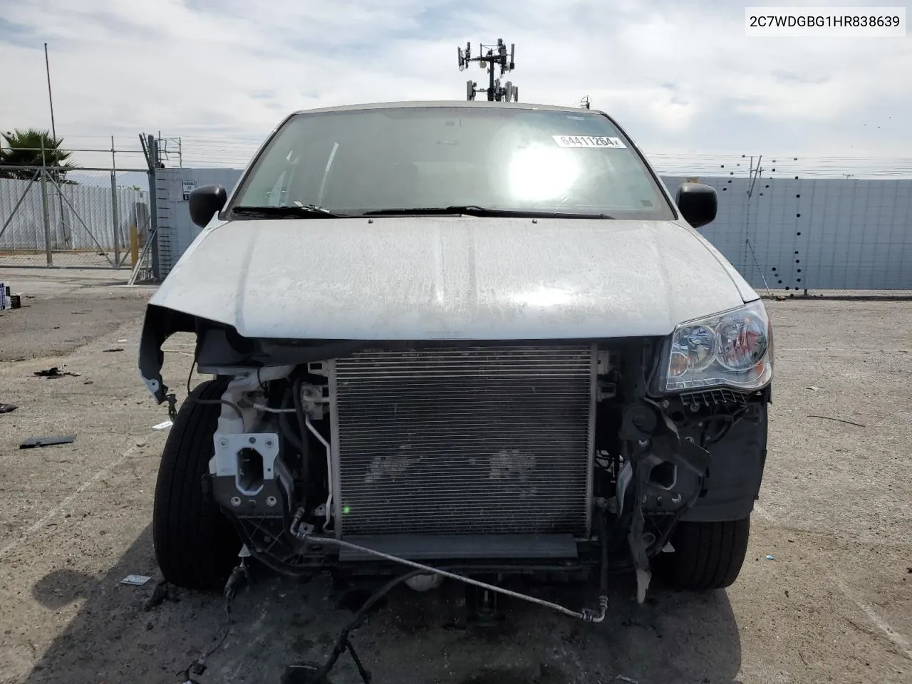 2C7WDGBG1HR838639 2017 Dodge Grand Caravan Se