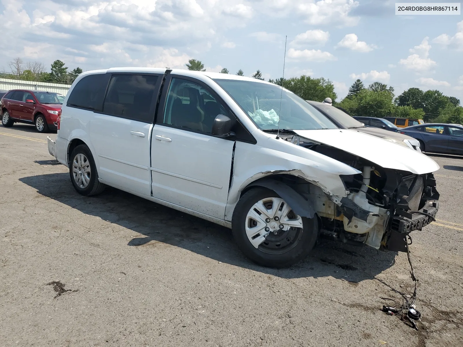 2017 Dodge Grand Caravan Se VIN: 2C4RDGBG8HR867114 Lot: 65514484