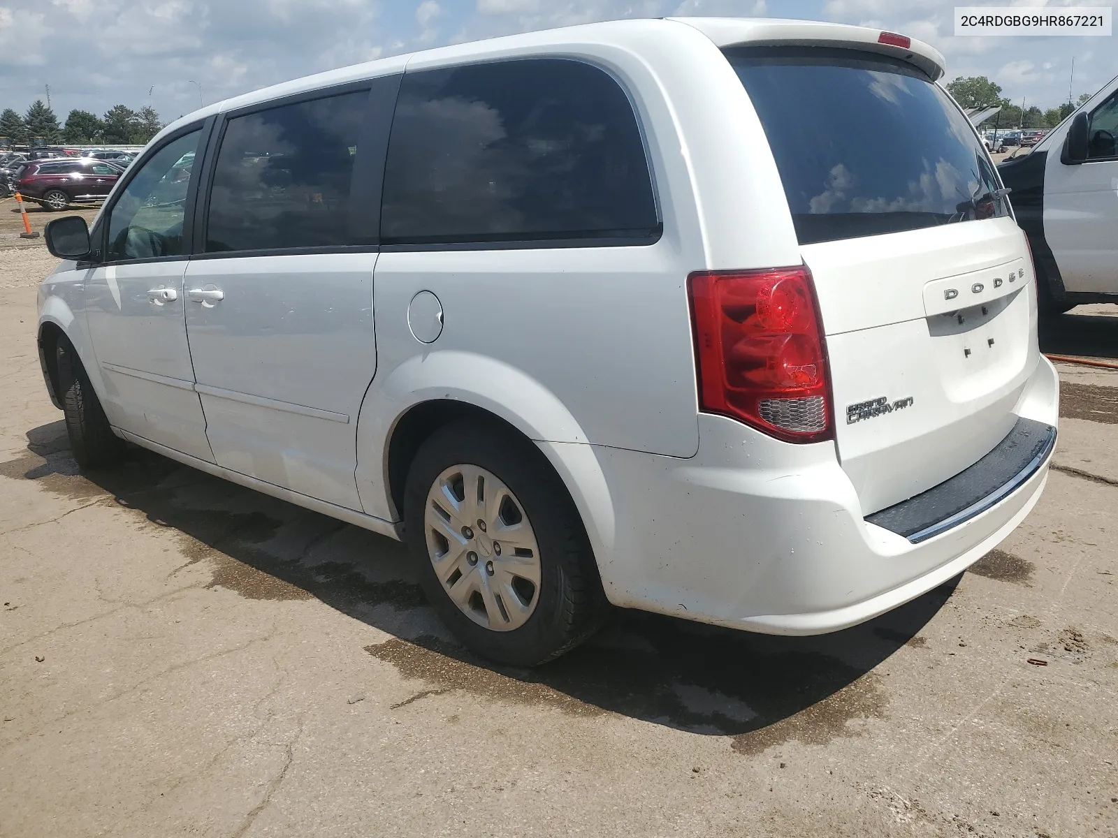 2017 Dodge Grand Caravan Se VIN: 2C4RDGBG9HR867221 Lot: 66758684