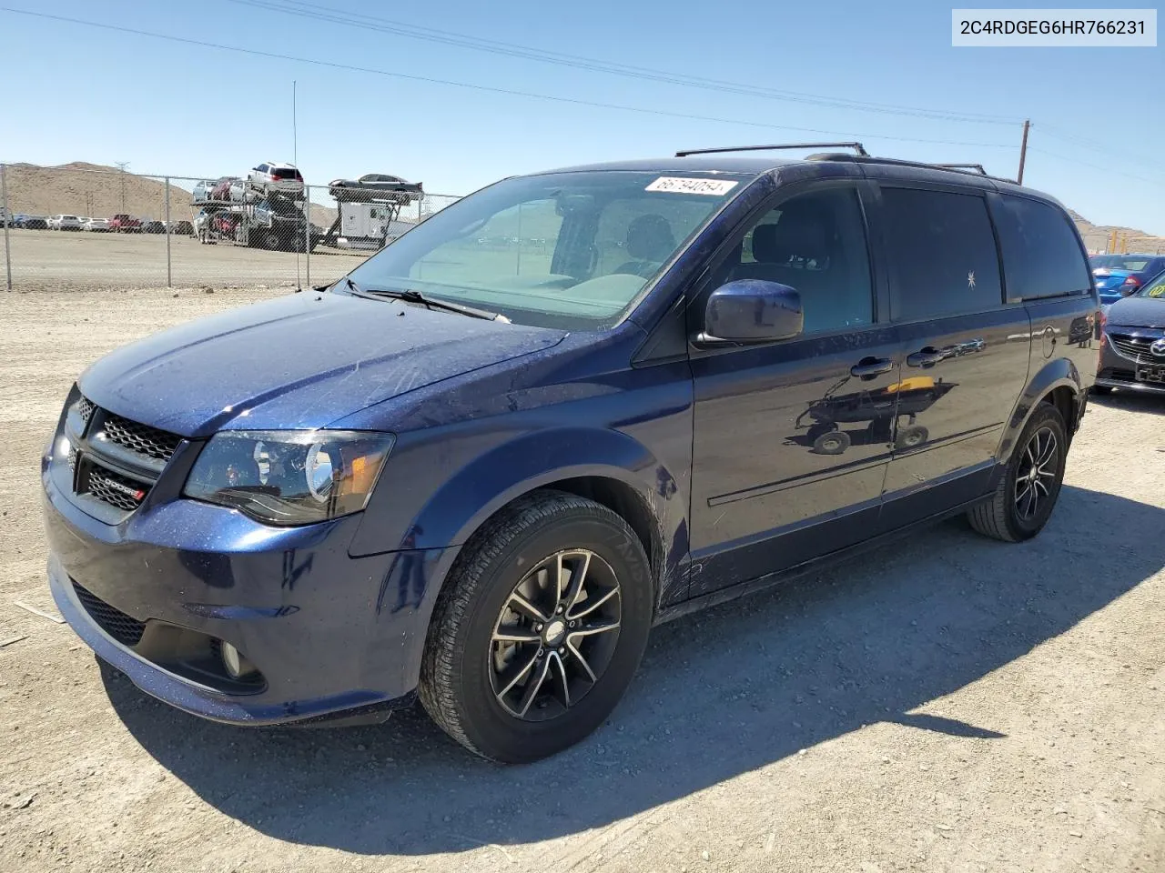 2C4RDGEG6HR766231 2017 Dodge Grand Caravan Gt