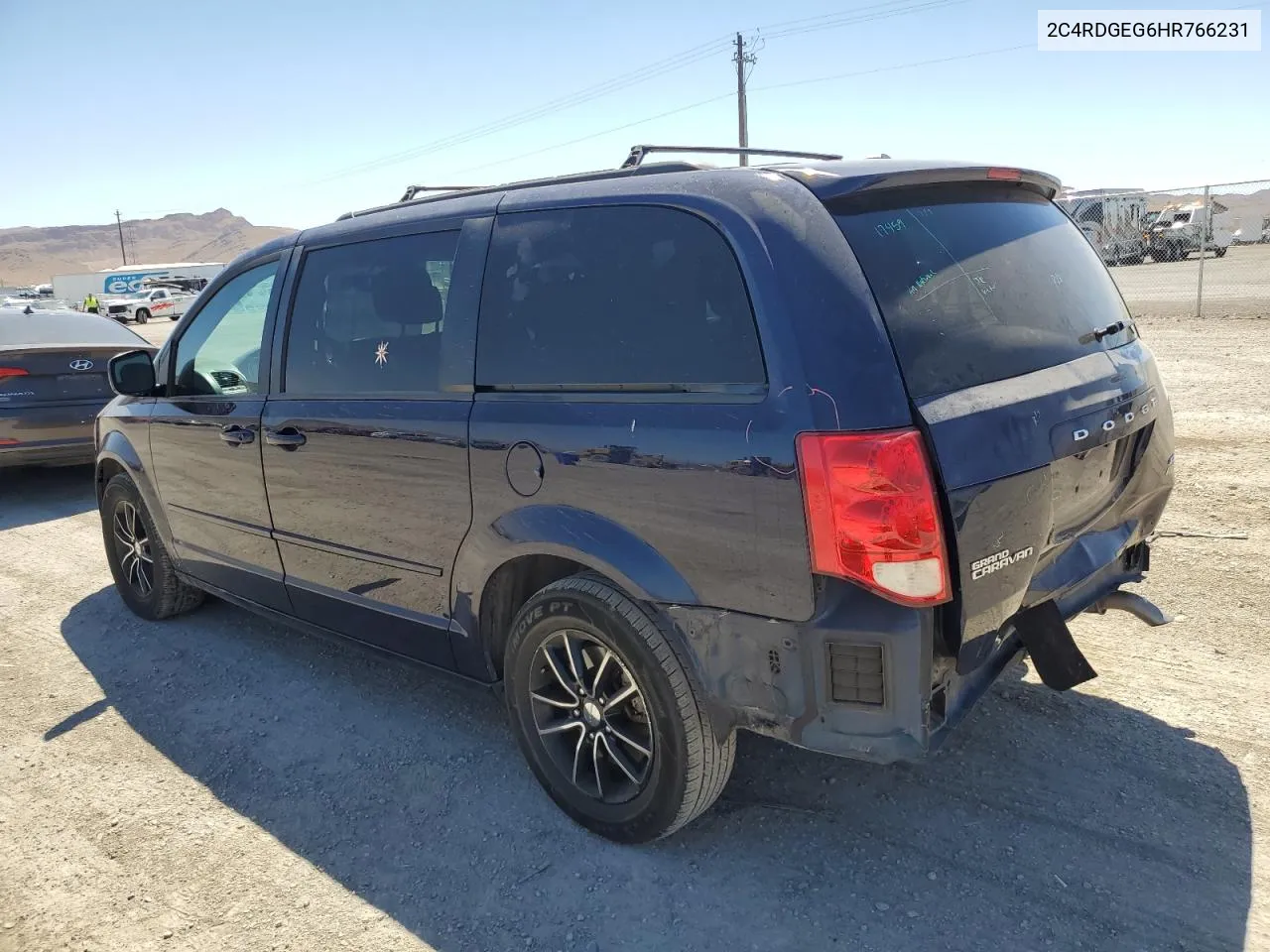 2C4RDGEG6HR766231 2017 Dodge Grand Caravan Gt