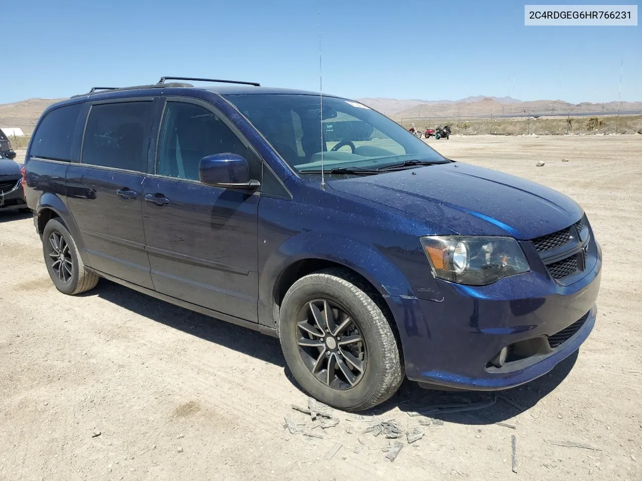 2017 Dodge Grand Caravan Gt VIN: 2C4RDGEG6HR766231 Lot: 66794054