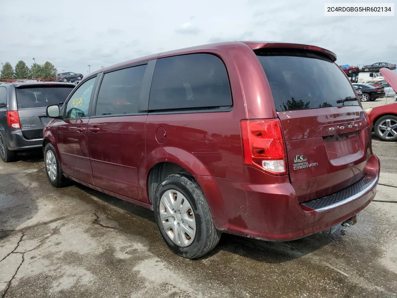 2C4RDGBG5HR602134 2017 Dodge Grand Caravan Se