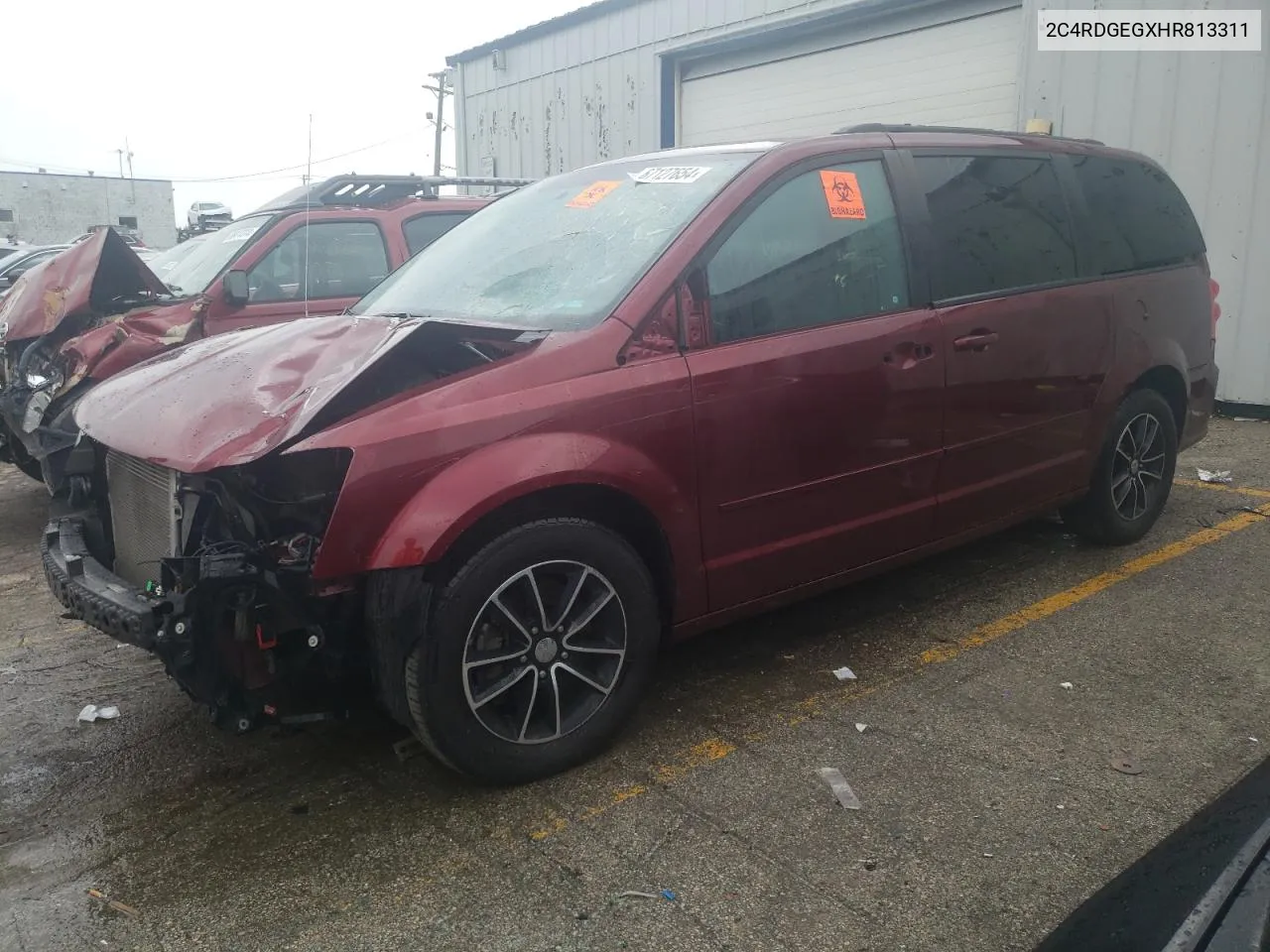 2C4RDGEGXHR813311 2017 Dodge Grand Caravan Gt