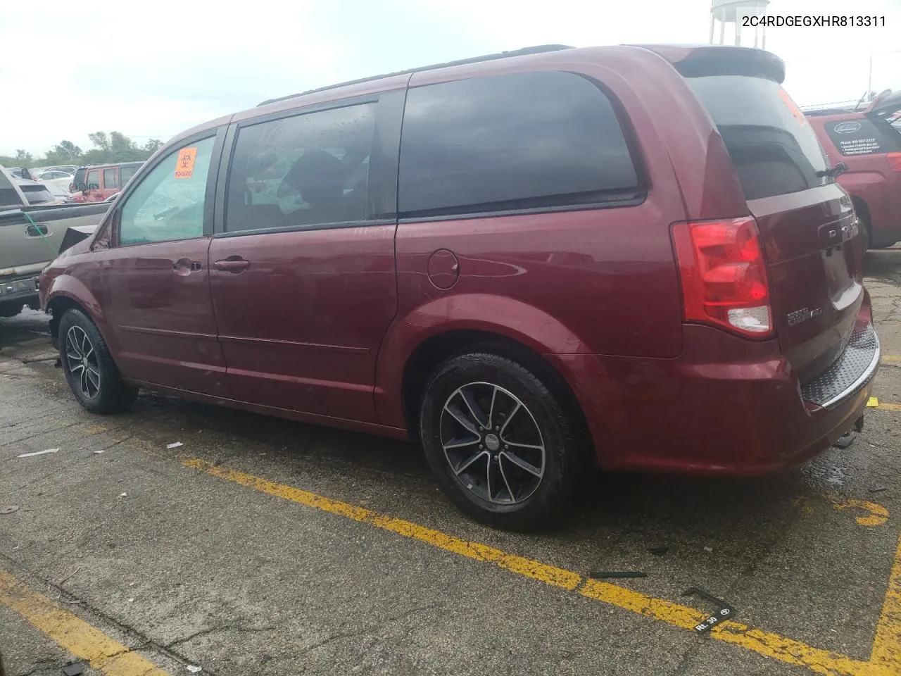 2C4RDGEGXHR813311 2017 Dodge Grand Caravan Gt