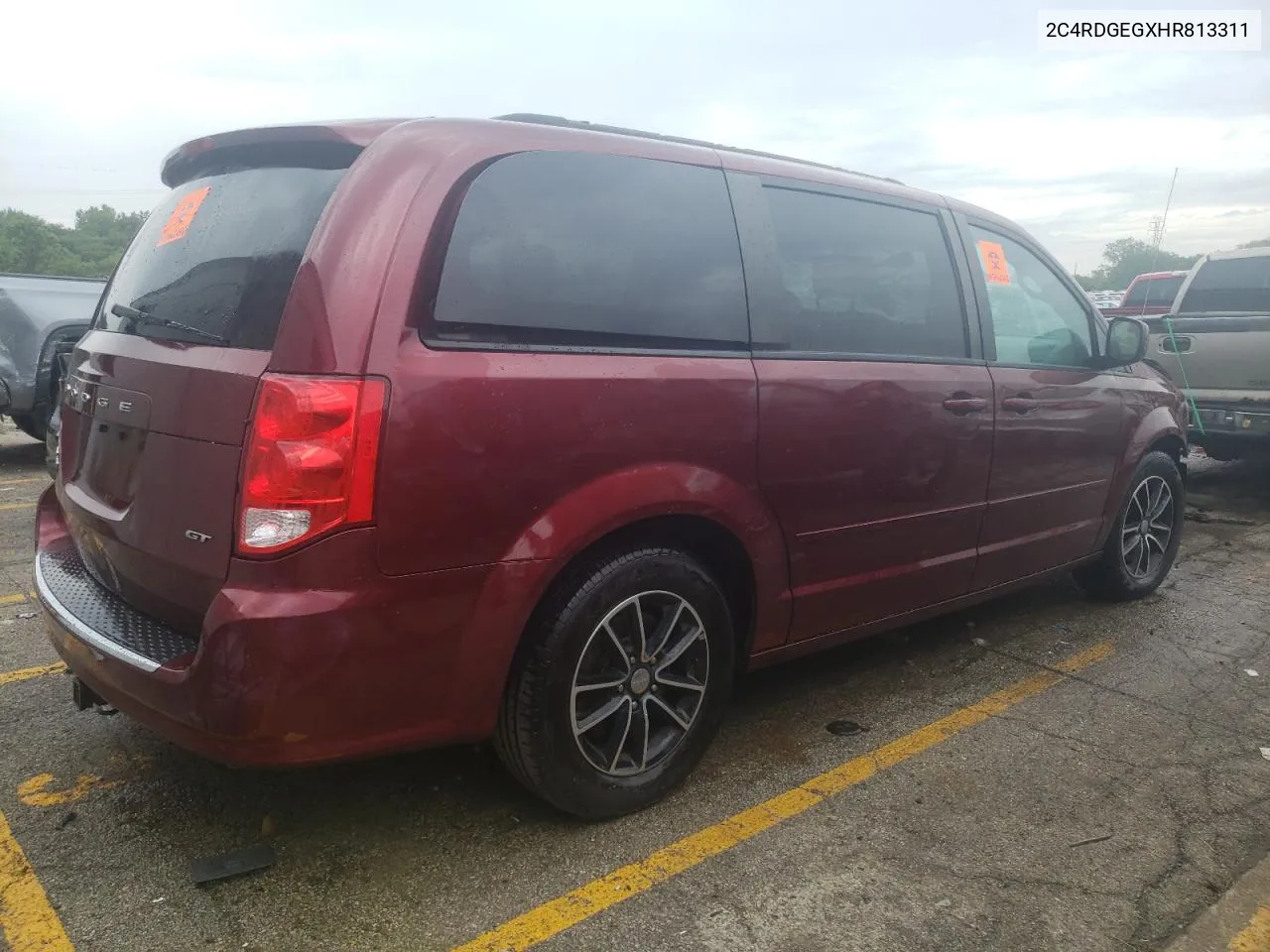 2C4RDGEGXHR813311 2017 Dodge Grand Caravan Gt