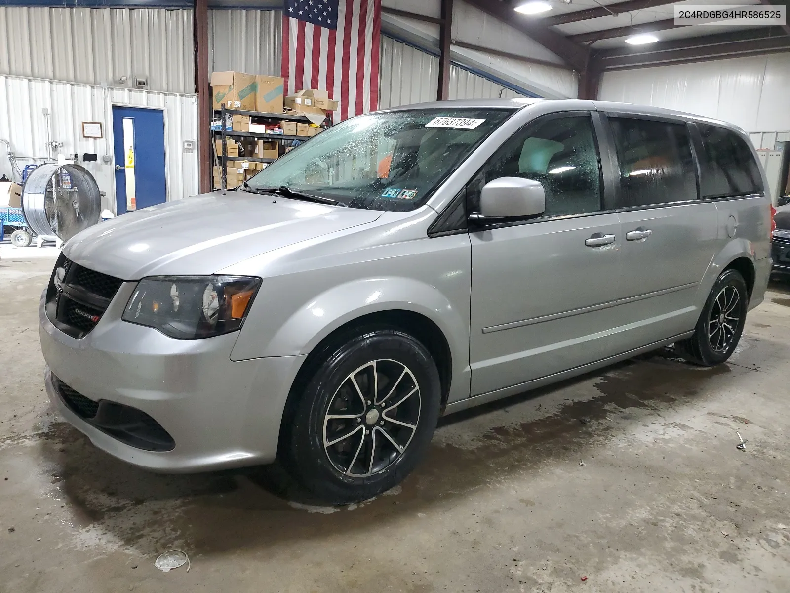 2017 Dodge Grand Caravan Se VIN: 2C4RDGBG4HR586525 Lot: 67637394