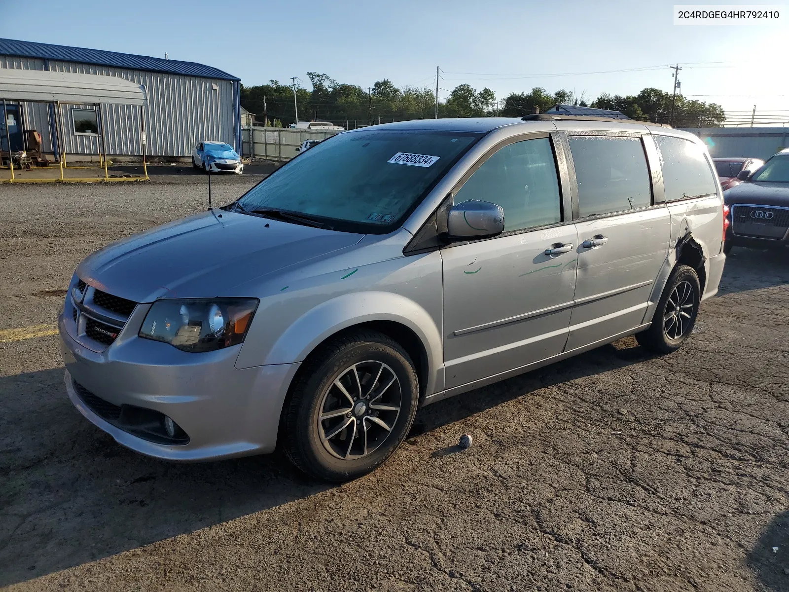 2017 Dodge Grand Caravan Gt VIN: 2C4RDGEG4HR792410 Lot: 67688334