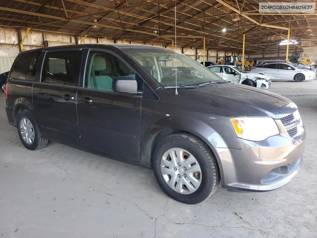 2017 Dodge Grand Caravan Se VIN: 2C4RDGBG2HR605637 Lot: 68119434