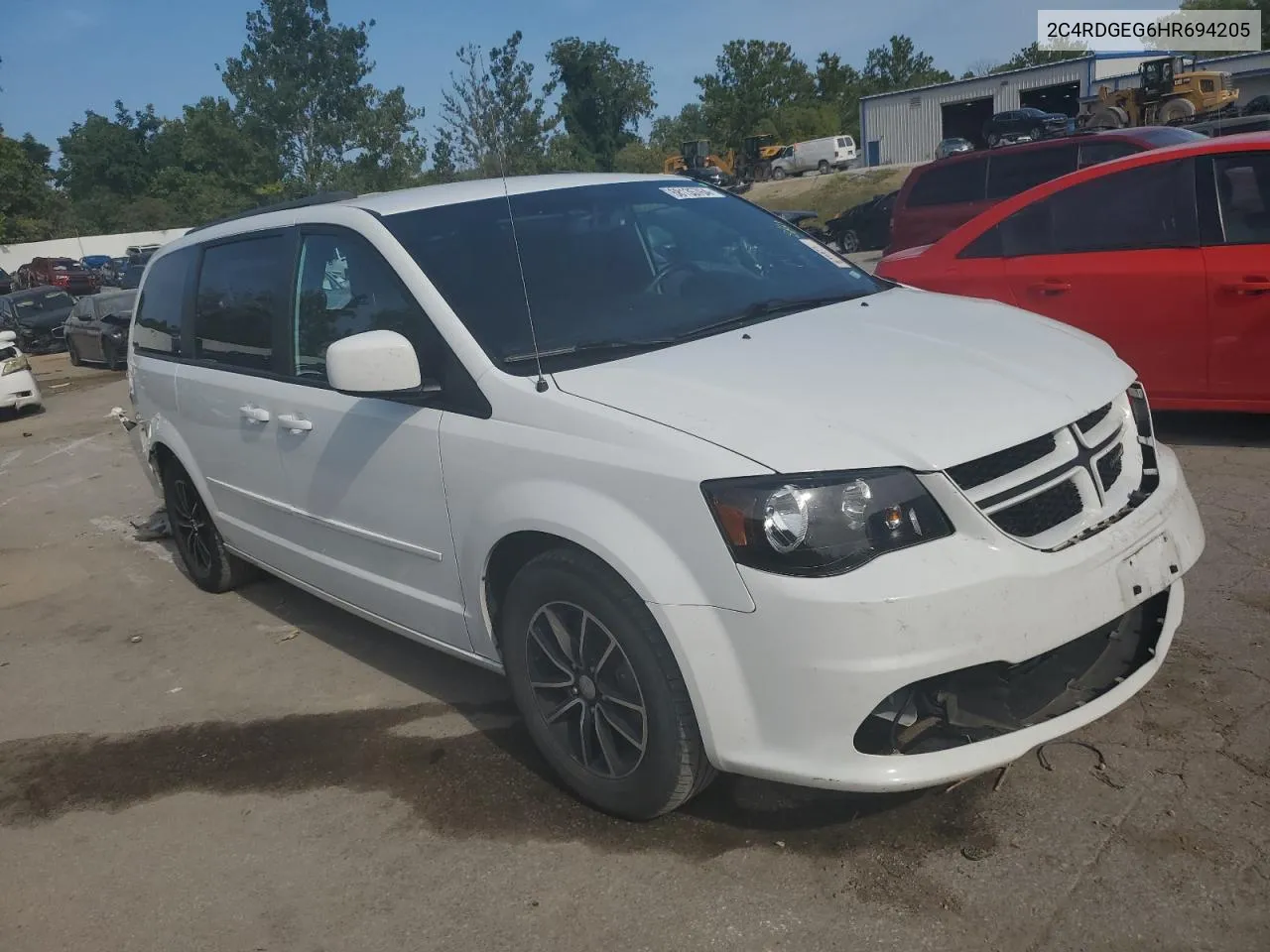 2017 Dodge Grand Caravan Gt VIN: 2C4RDGEG6HR694205 Lot: 68135764