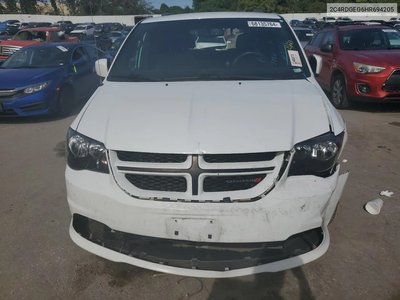 2C4RDGEG6HR694205 2017 Dodge Grand Caravan Gt