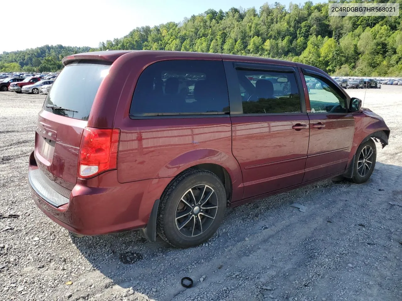 2017 Dodge Grand Caravan Se VIN: 2C4RDGBG7HR568021 Lot: 68225104