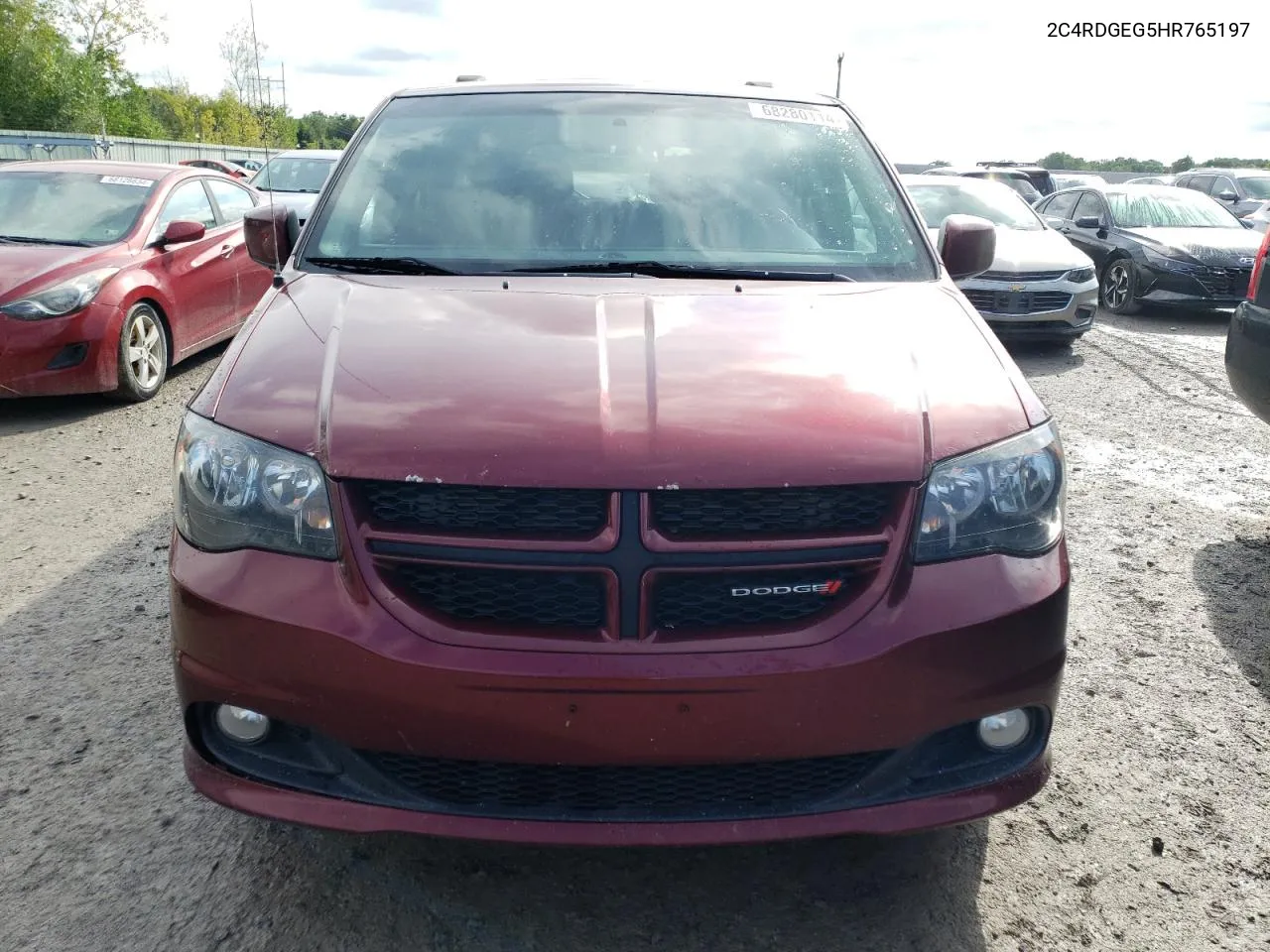 2C4RDGEG5HR765197 2017 Dodge Grand Caravan Gt