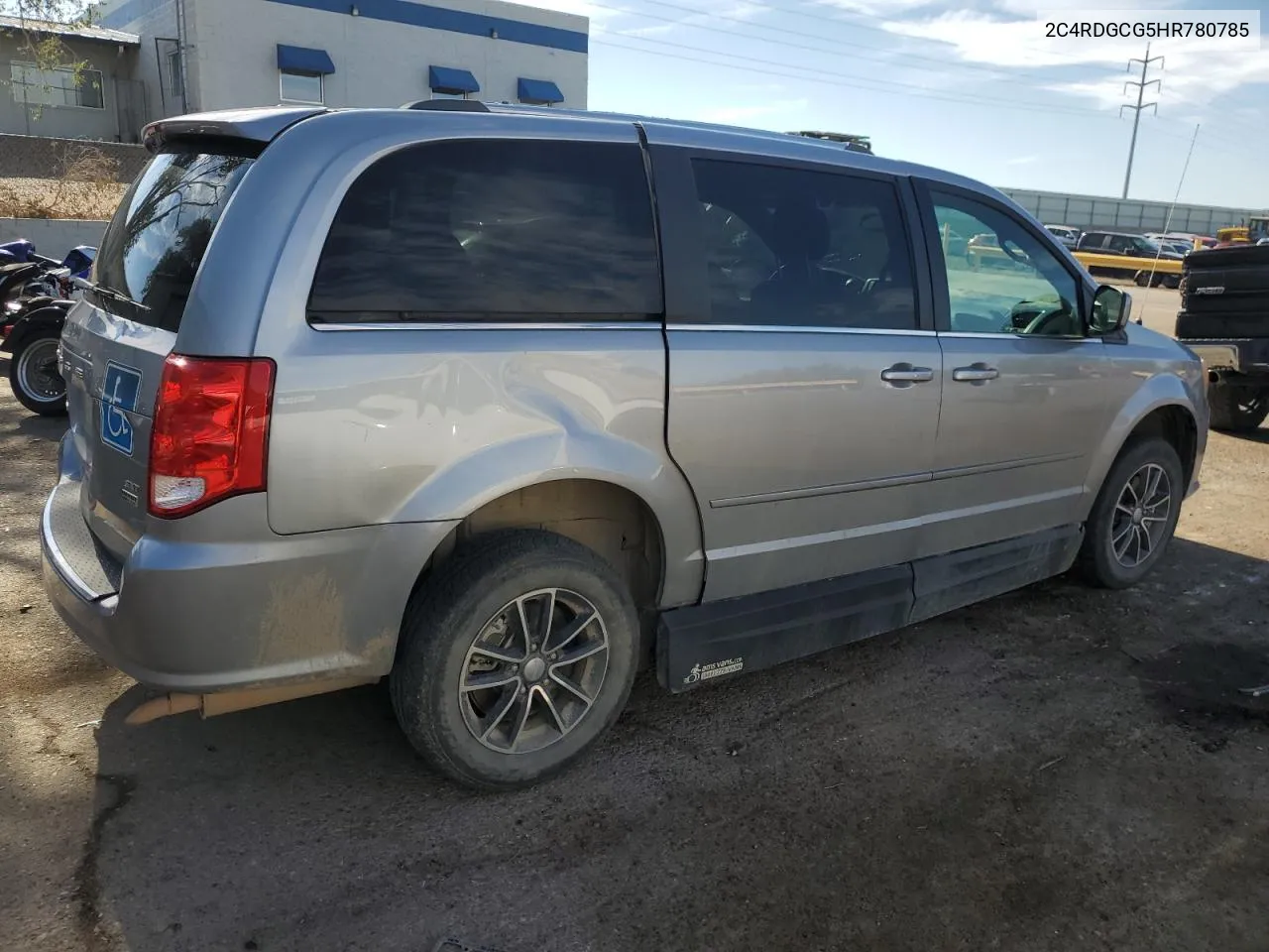 2017 Dodge Grand Caravan Sxt VIN: 2C4RDGCG5HR780785 Lot: 68360324