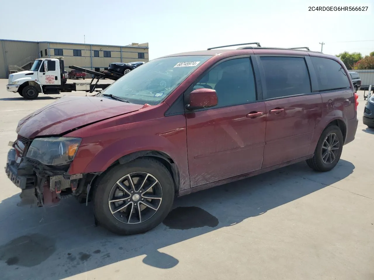 2C4RDGEG6HR566627 2017 Dodge Grand Caravan Gt