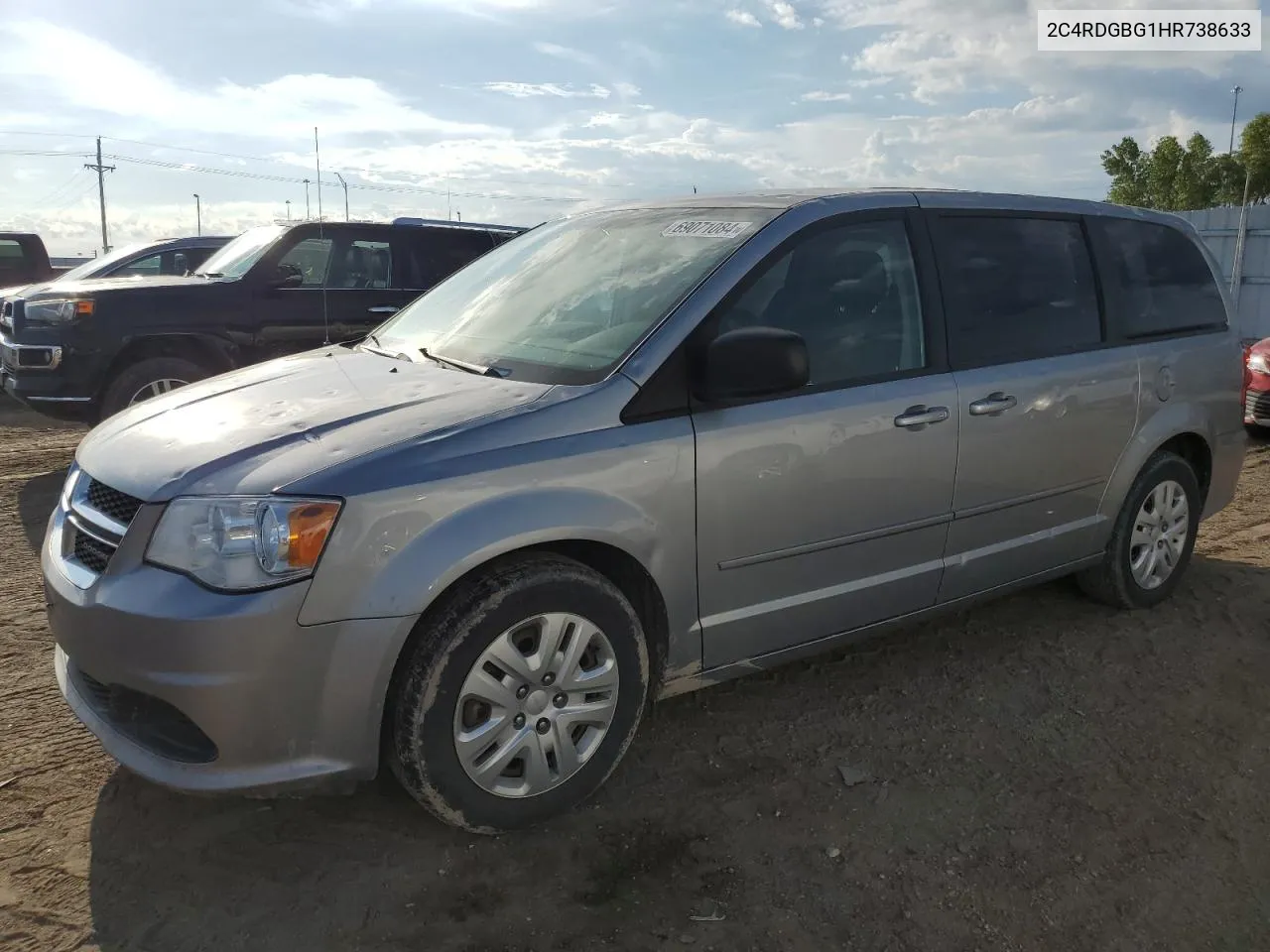 2017 Dodge Grand Caravan Se VIN: 2C4RDGBG1HR738633 Lot: 69071084