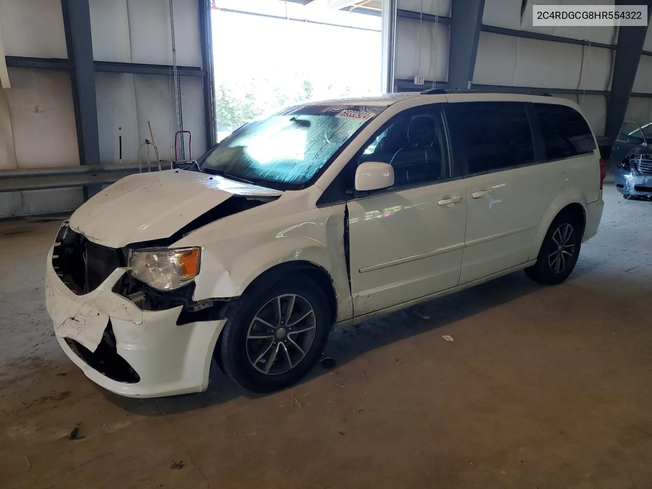 2017 Dodge Grand Caravan Sxt VIN: 2C4RDGCG8HR554322 Lot: 69332924