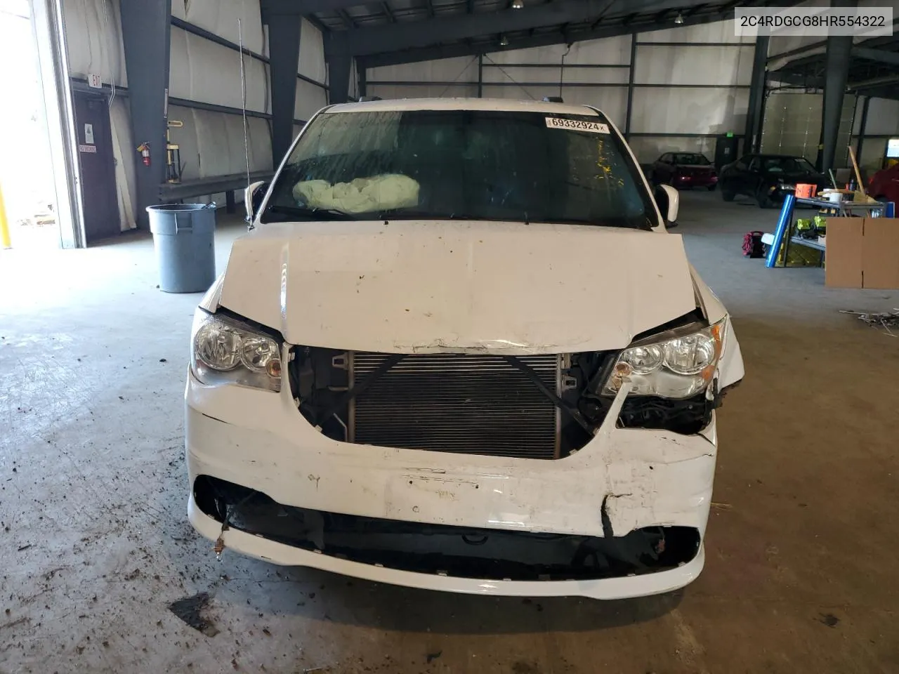 2017 Dodge Grand Caravan Sxt VIN: 2C4RDGCG8HR554322 Lot: 69332924