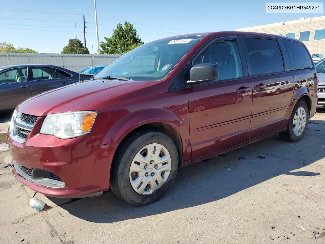 2017 Dodge Grand Caravan Se VIN: 2C4RDGBG1HR549271 Lot: 69417804