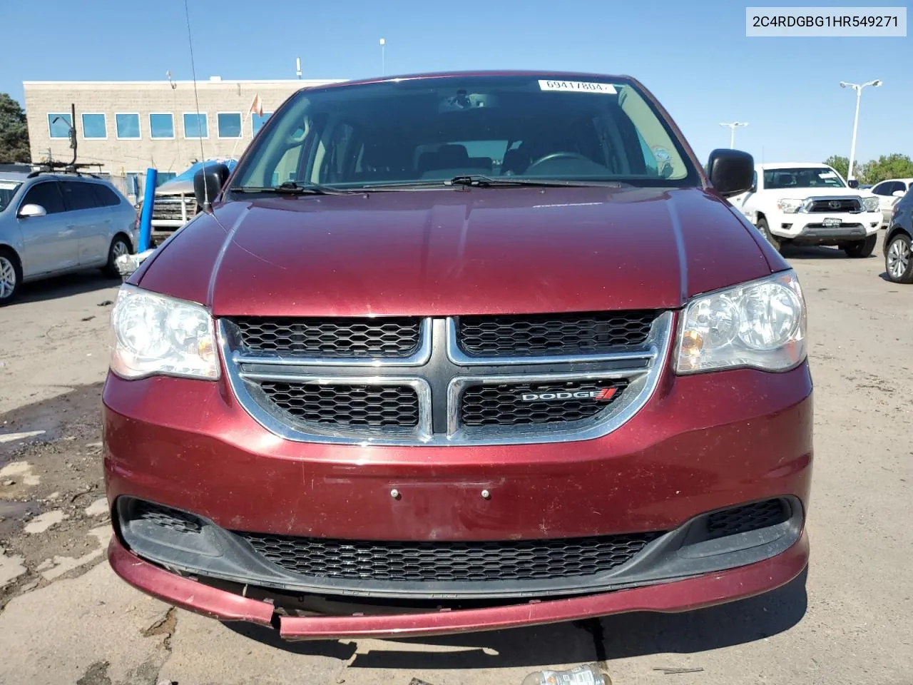 2C4RDGBG1HR549271 2017 Dodge Grand Caravan Se