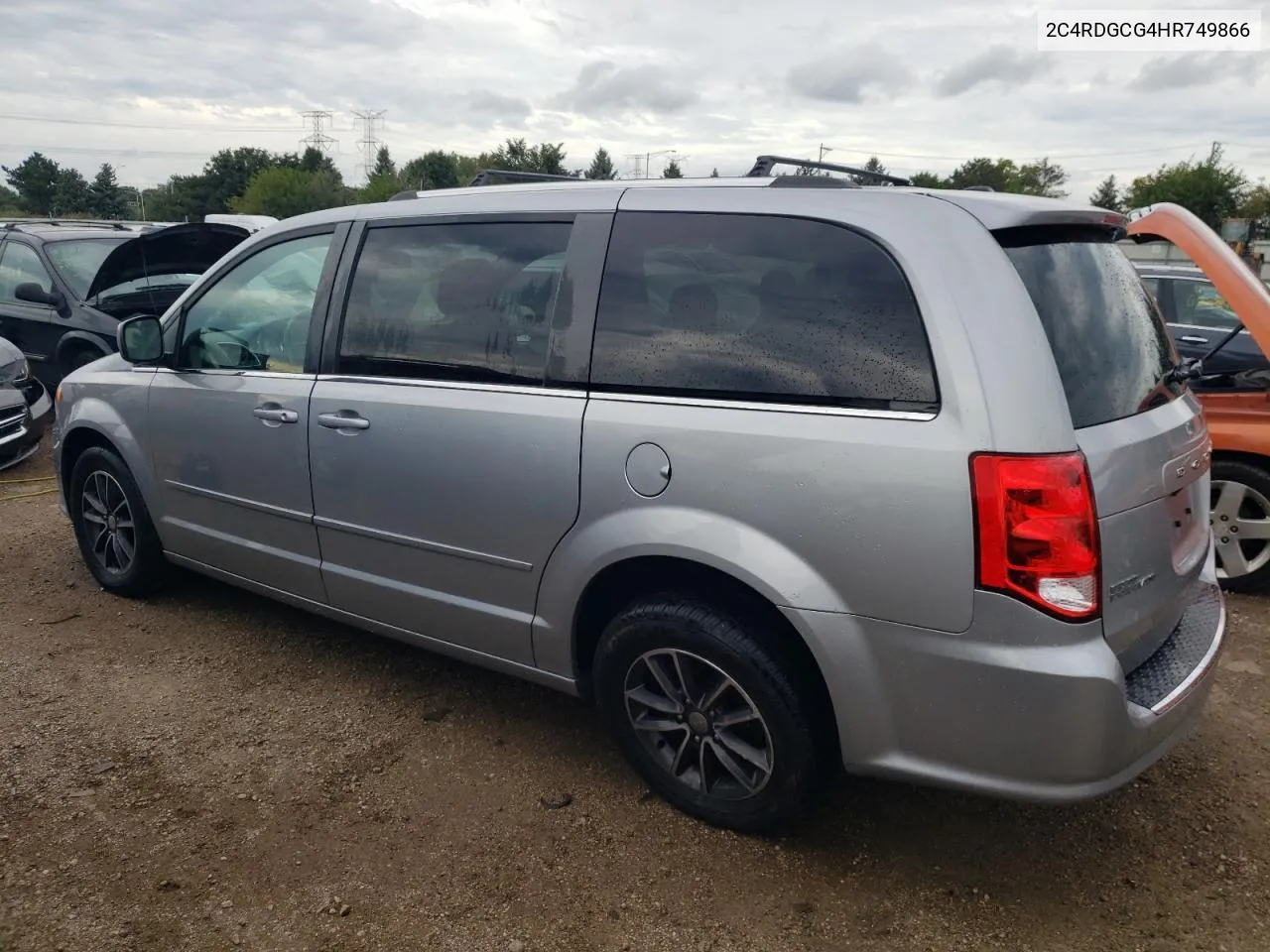 2017 Dodge Grand Caravan Sxt VIN: 2C4RDGCG4HR749866 Lot: 69533084