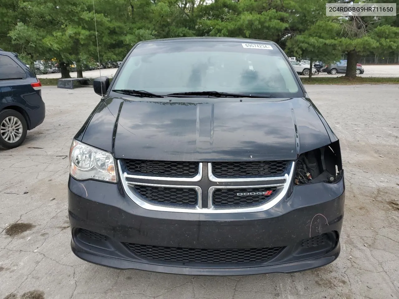 2C4RDGBG9HR711650 2017 Dodge Grand Caravan Se