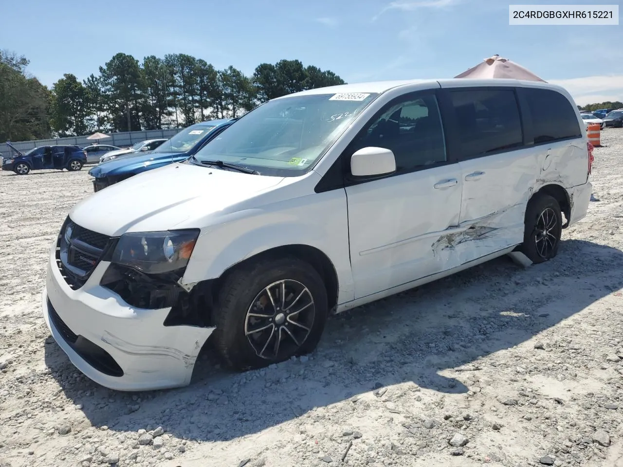 2C4RDGBGXHR615221 2017 Dodge Grand Caravan Se