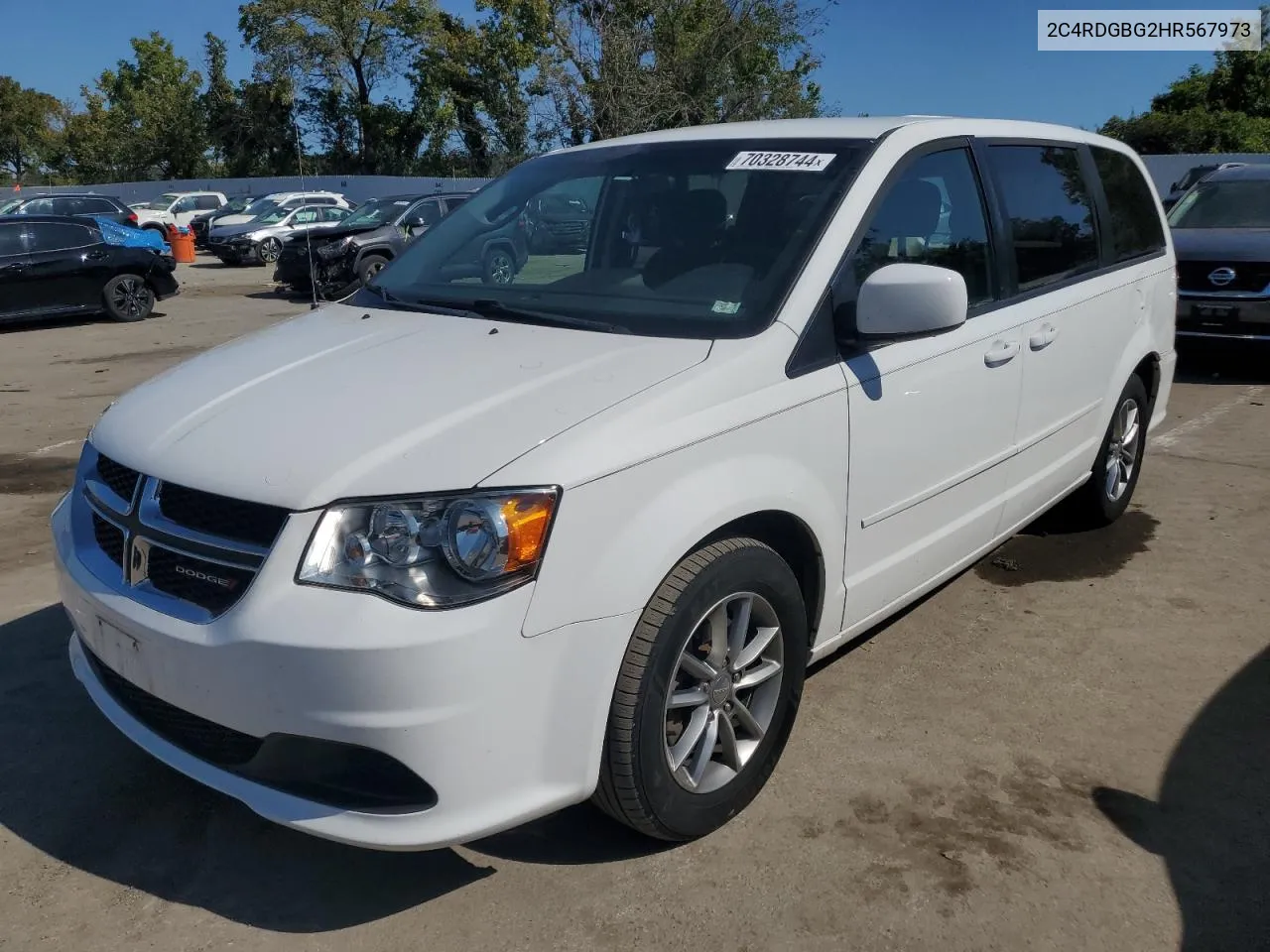 2C4RDGBG2HR567973 2017 Dodge Grand Caravan Se