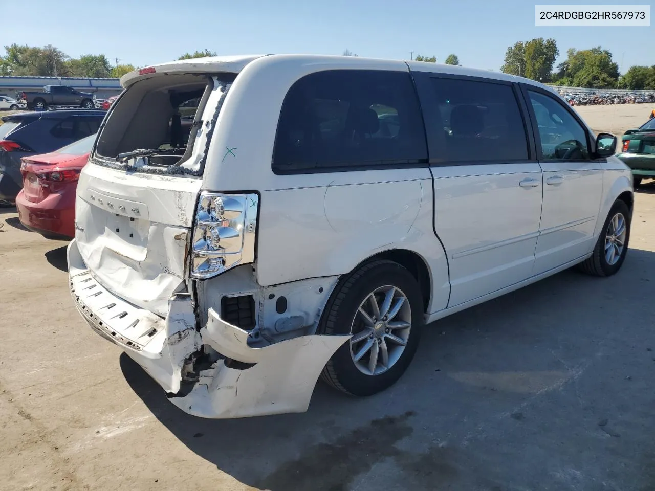 2C4RDGBG2HR567973 2017 Dodge Grand Caravan Se