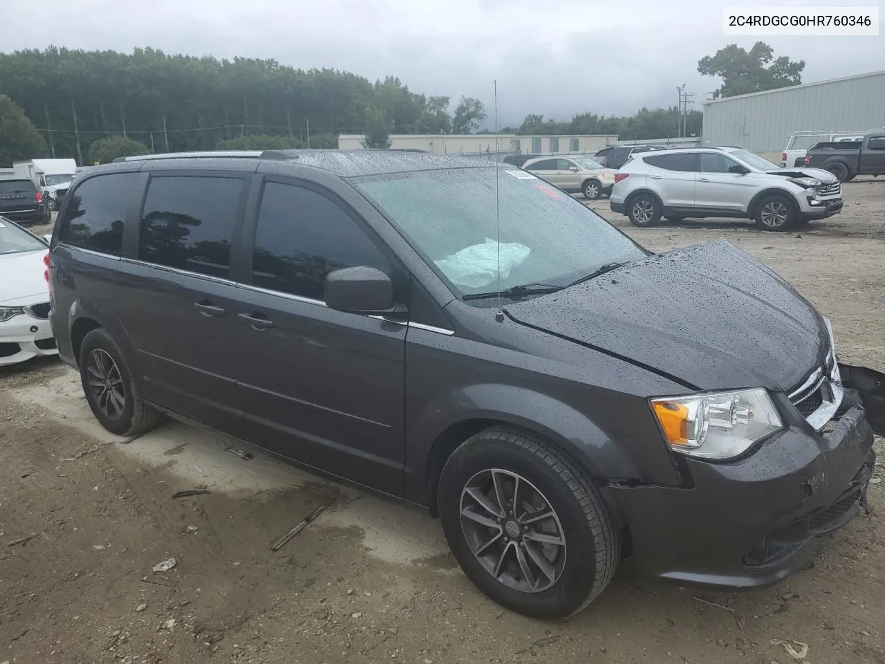 2C4RDGCG0HR760346 2017 Dodge Grand Caravan Sxt