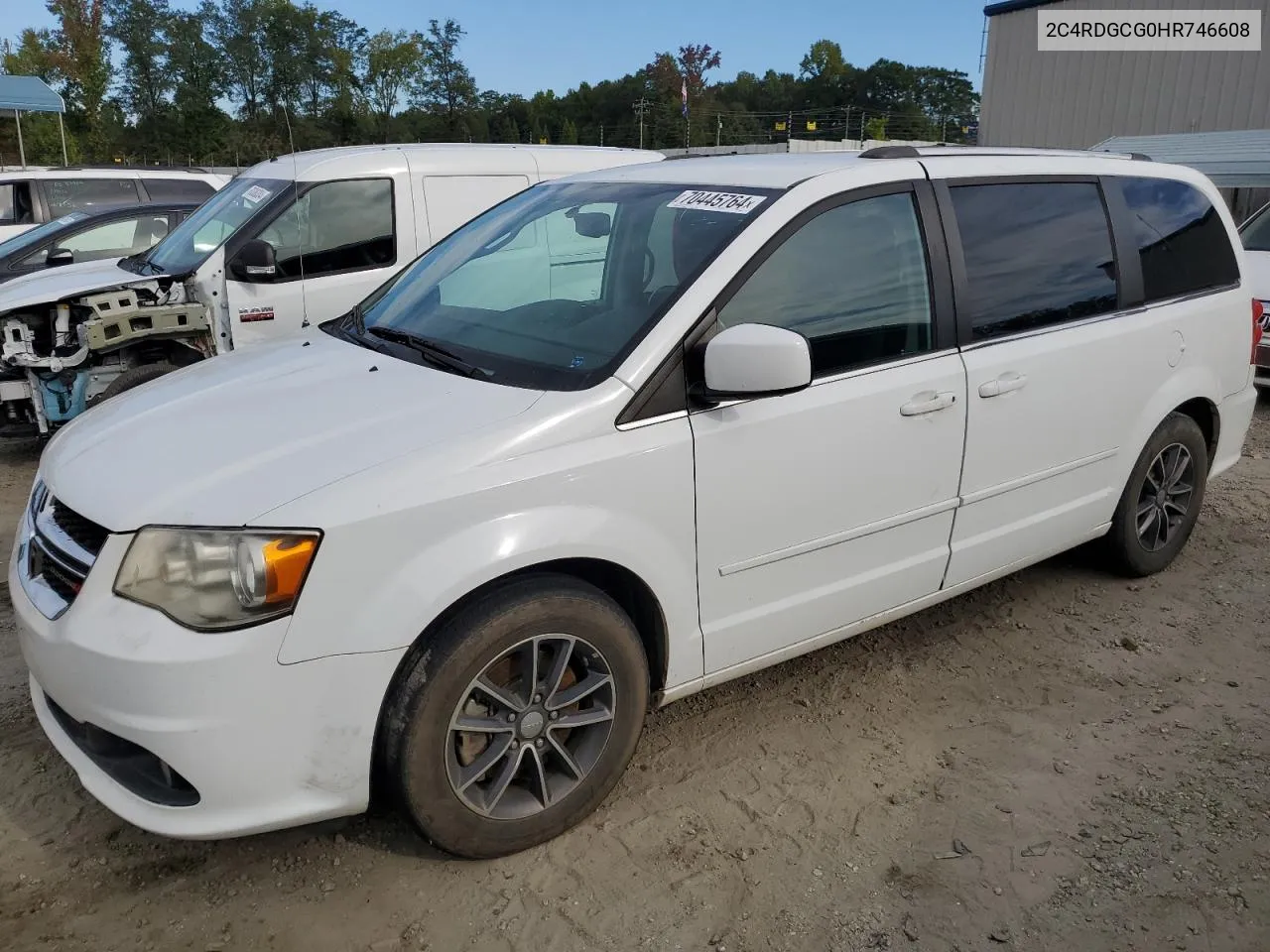 2017 Dodge Grand Caravan Sxt VIN: 2C4RDGCG0HR746608 Lot: 70445764