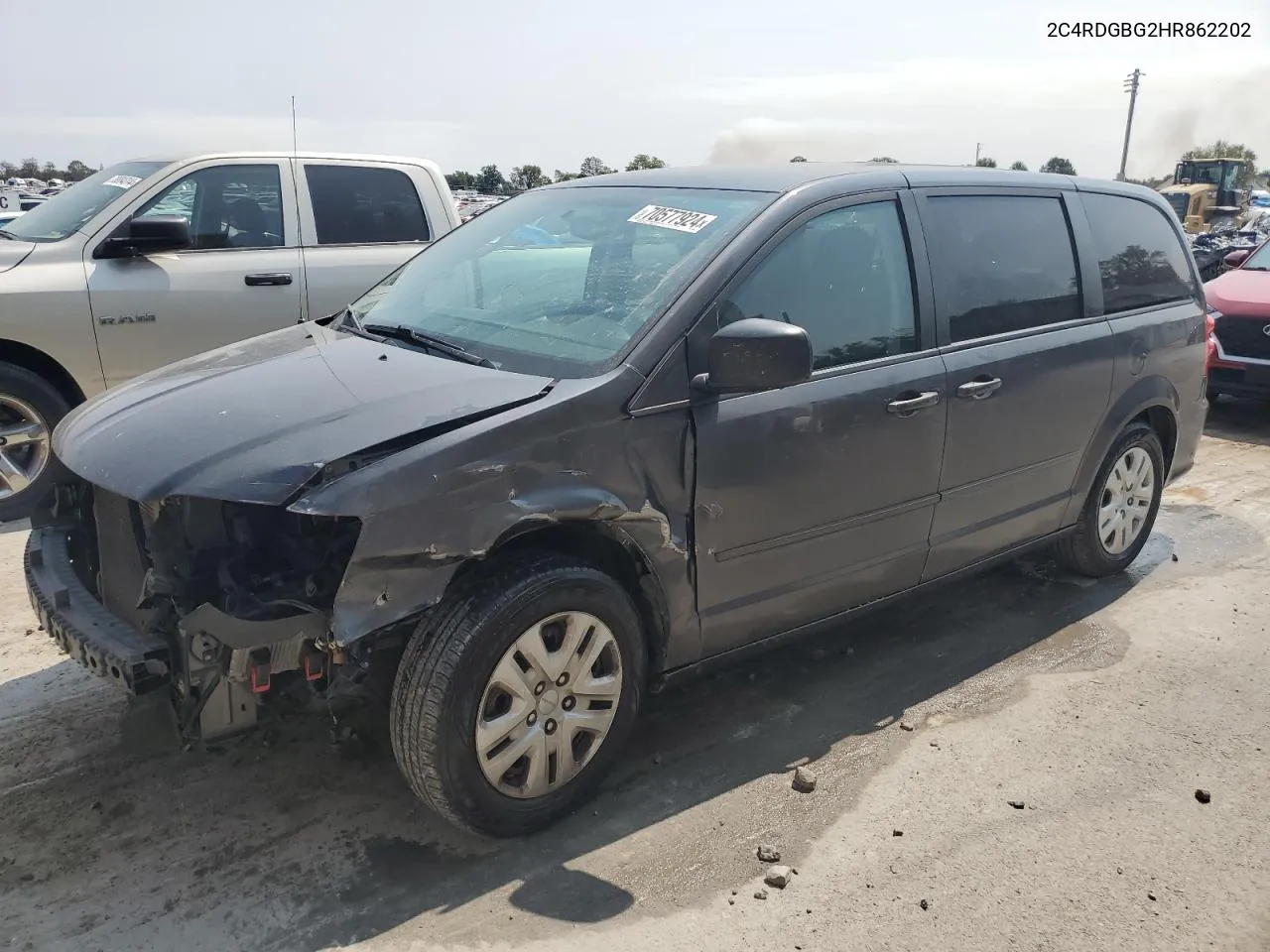 2C4RDGBG2HR862202 2017 Dodge Grand Caravan Se