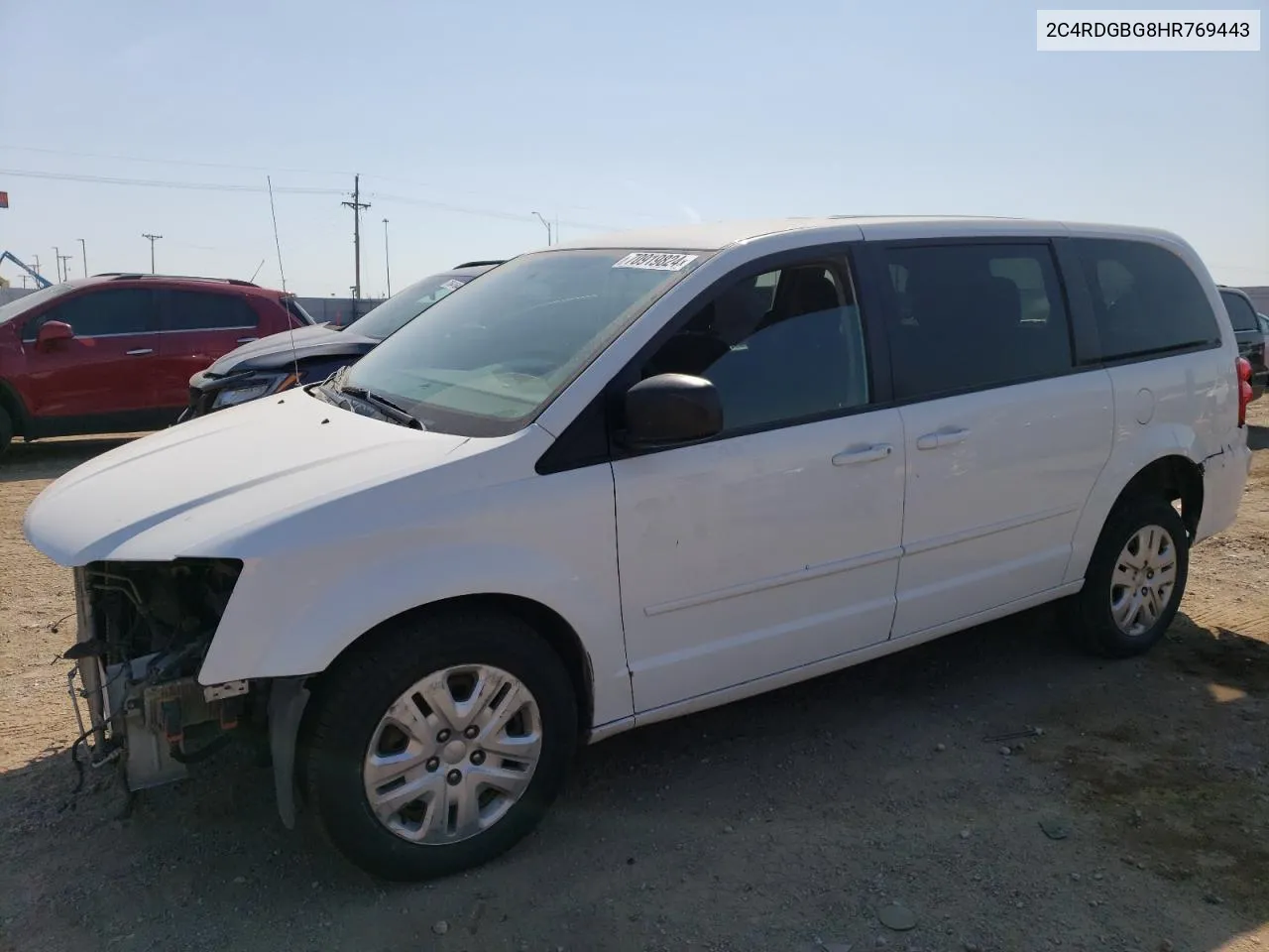 2C4RDGBG8HR769443 2017 Dodge Grand Caravan Se