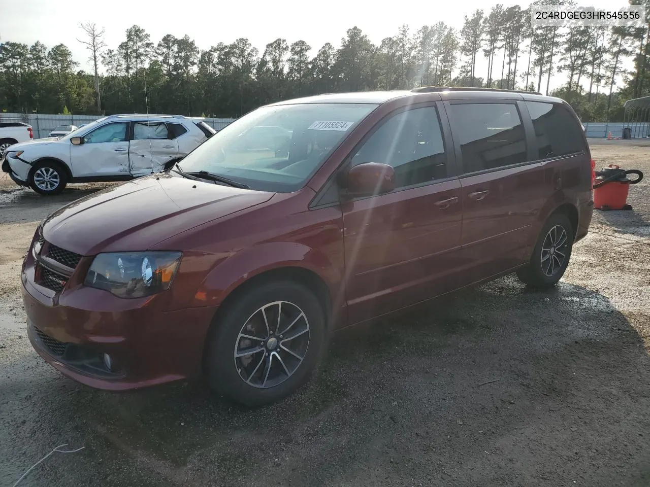 2017 Dodge Grand Caravan Gt VIN: 2C4RDGEG3HR545556 Lot: 71105824