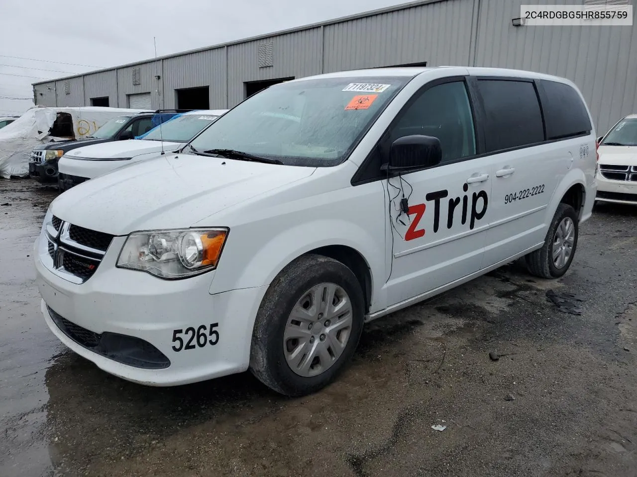 2C4RDGBG5HR855759 2017 Dodge Grand Caravan Se