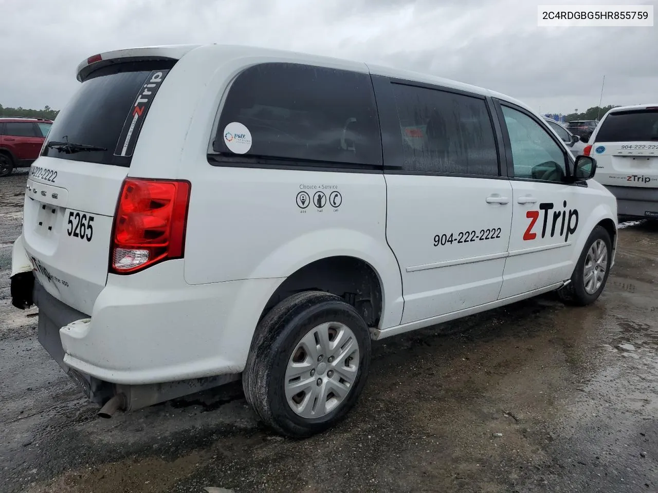 2C4RDGBG5HR855759 2017 Dodge Grand Caravan Se