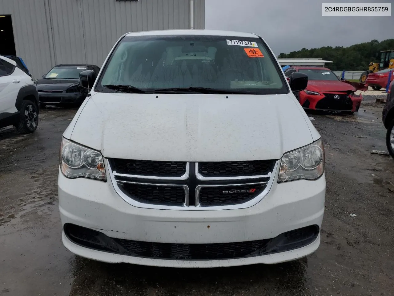 2017 Dodge Grand Caravan Se VIN: 2C4RDGBG5HR855759 Lot: 71197324