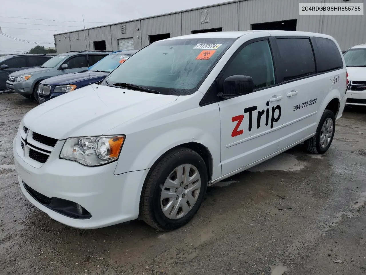 2017 Dodge Grand Caravan Se VIN: 2C4RDGBG8HR855755 Lot: 71197974