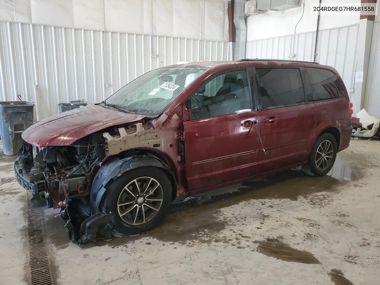 2C4RDGEG7HR681558 2017 Dodge Grand Caravan Gt