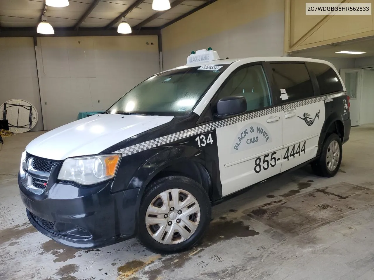 2C7WDGBG8HR562833 2017 Dodge Grand Caravan Se