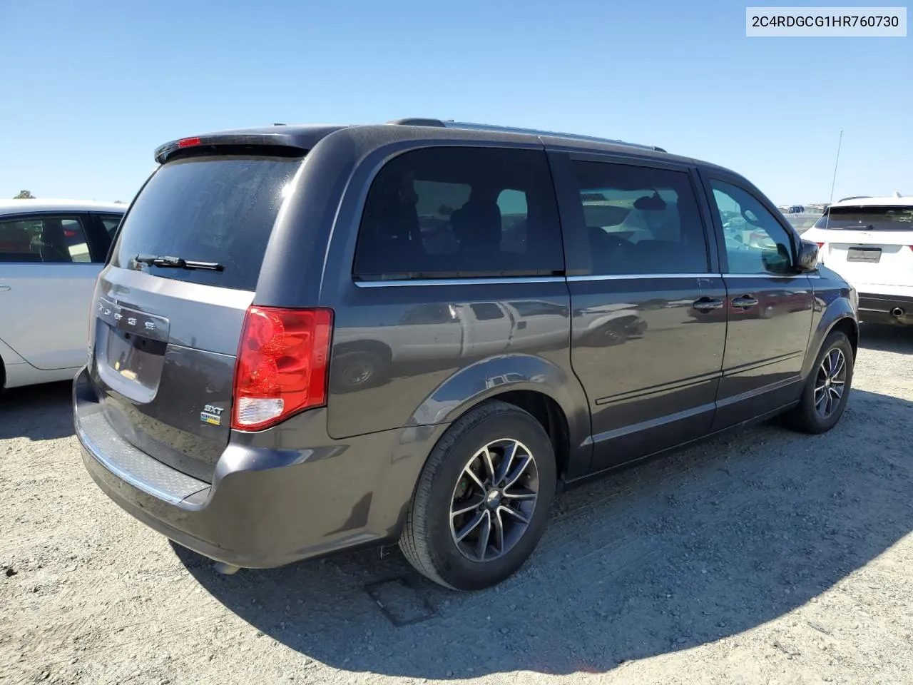 2017 Dodge Grand Caravan Sxt VIN: 2C4RDGCG1HR760730 Lot: 71543794