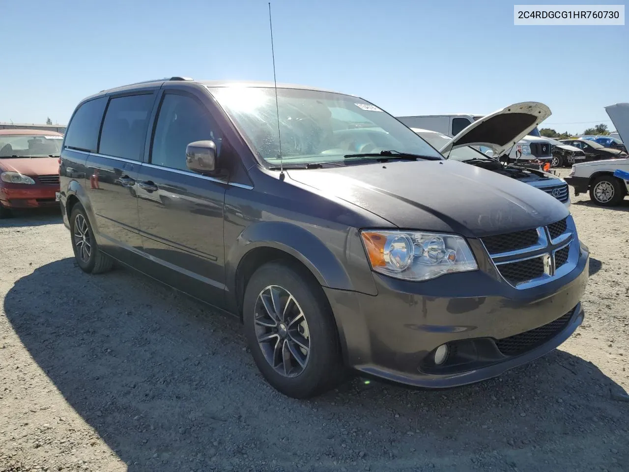 2017 Dodge Grand Caravan Sxt VIN: 2C4RDGCG1HR760730 Lot: 71543794