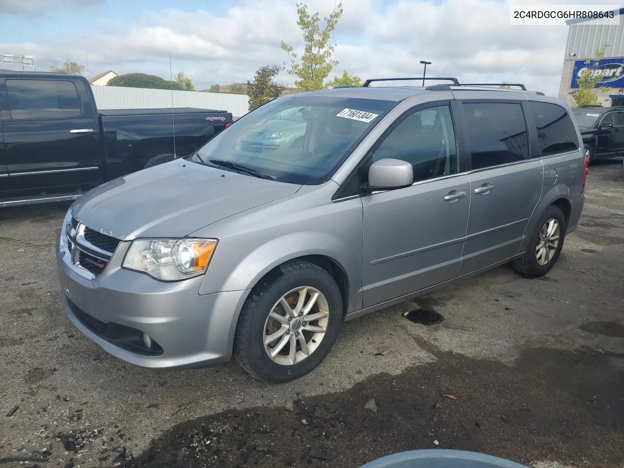 2017 Dodge Grand Caravan Sxt VIN: 2C4RDGCG6HR808643 Lot: 71601304