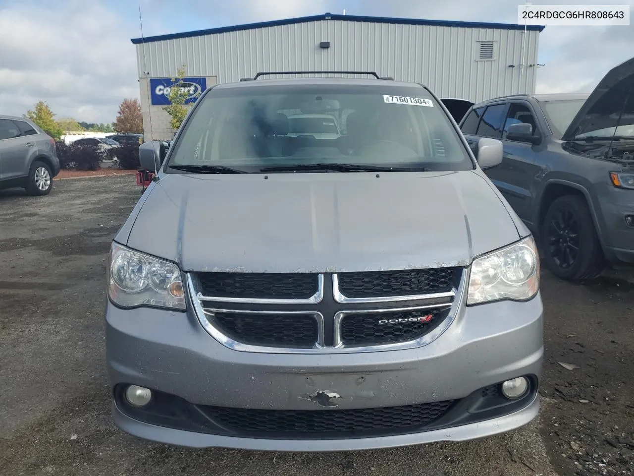 2017 Dodge Grand Caravan Sxt VIN: 2C4RDGCG6HR808643 Lot: 71601304