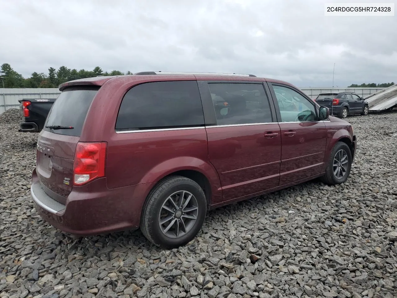 2017 Dodge Grand Caravan Sxt VIN: 2C4RDGCG5HR724328 Lot: 71854794