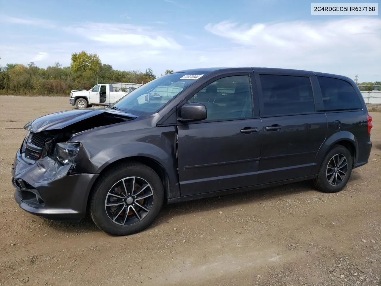 2C4RDGEG5HR637168 2017 Dodge Grand Caravan Gt