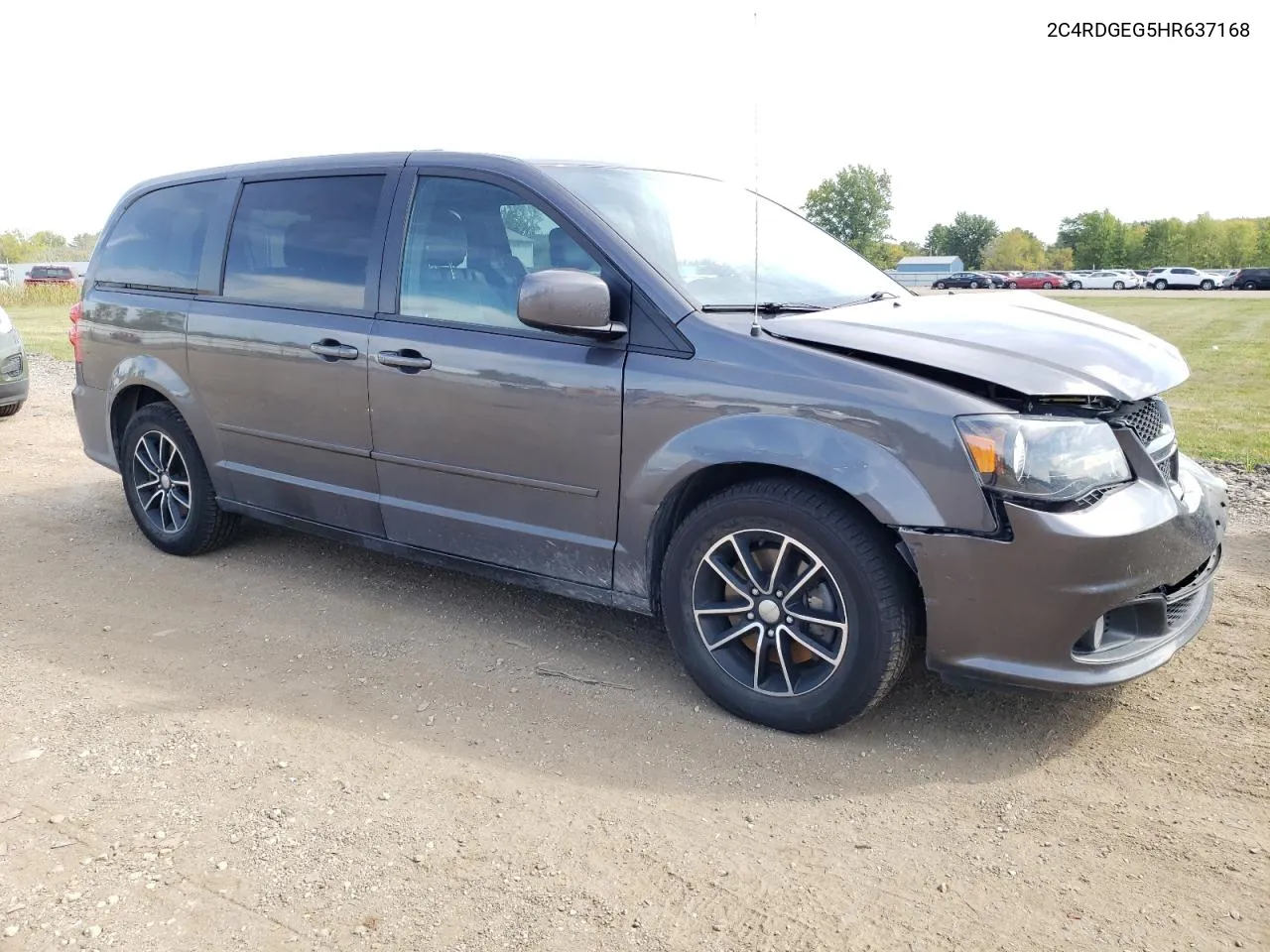 2017 Dodge Grand Caravan Gt VIN: 2C4RDGEG5HR637168 Lot: 72023044